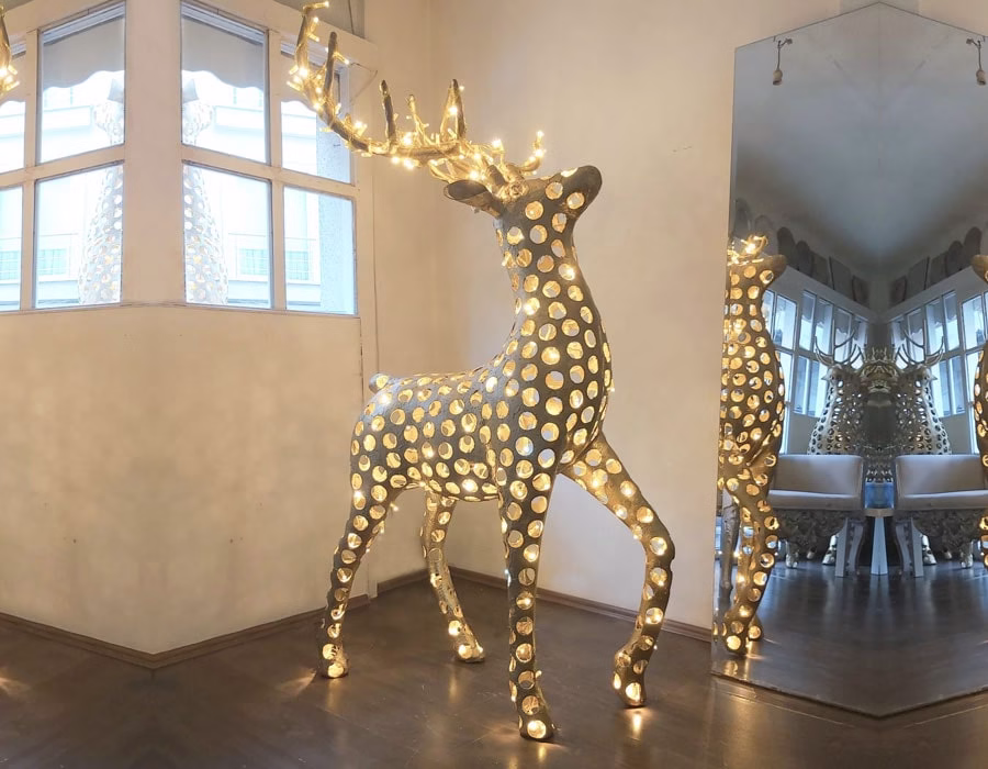 LED Işıklı Geyik